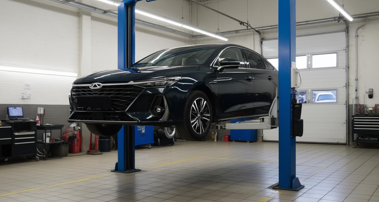 chery arrizo 8 в автосервисе на обслуживании