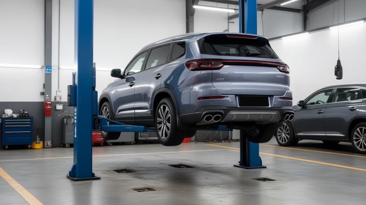 chery tiggo 8 в автосервисе на ремонте