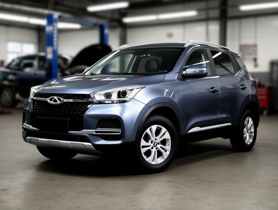 Chery Tiggo 4 после диагностики ходовой в автотехцентре