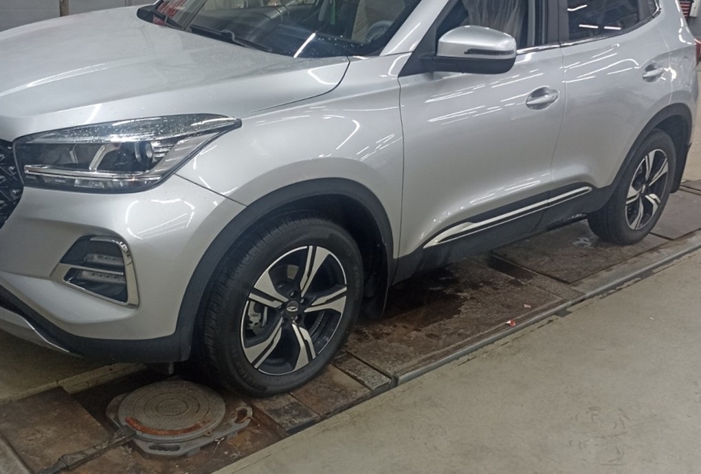 Один из этапов диагностики подвески