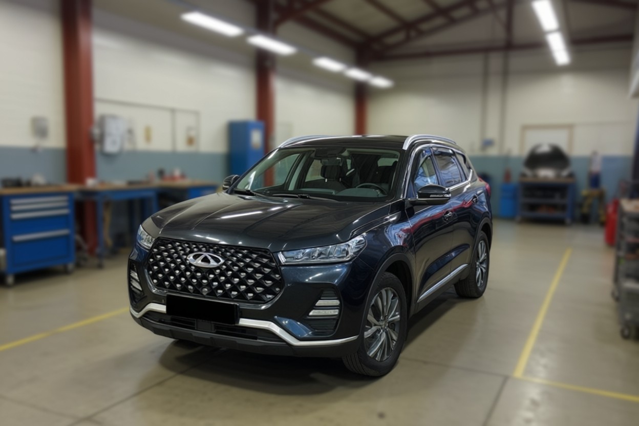 Chery Tiggo 7 Pro после диагностики вариатора в автотехцентре