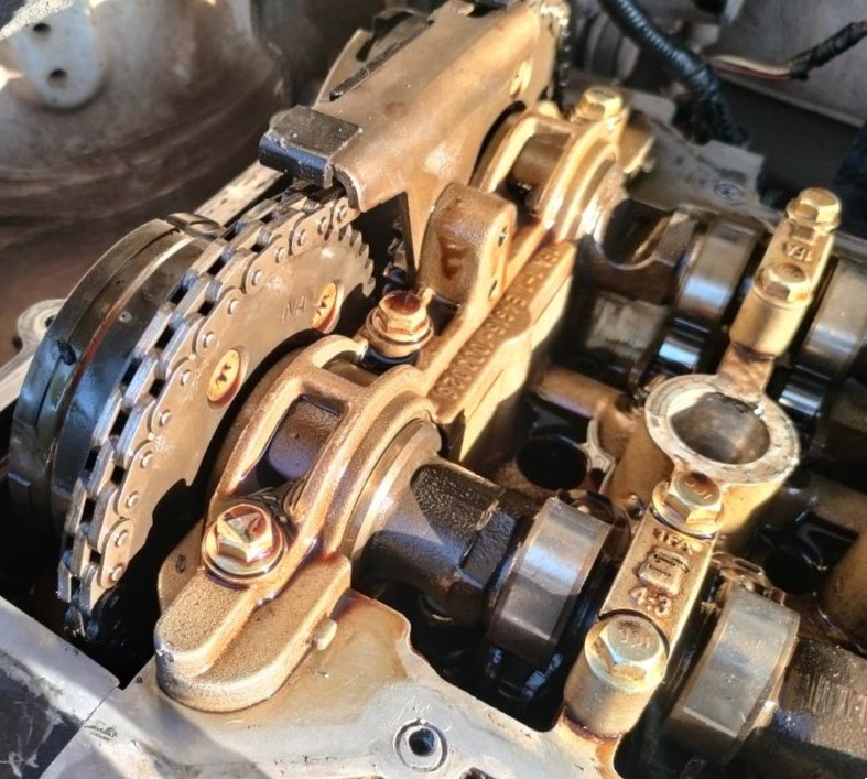 замена цепи грм чери