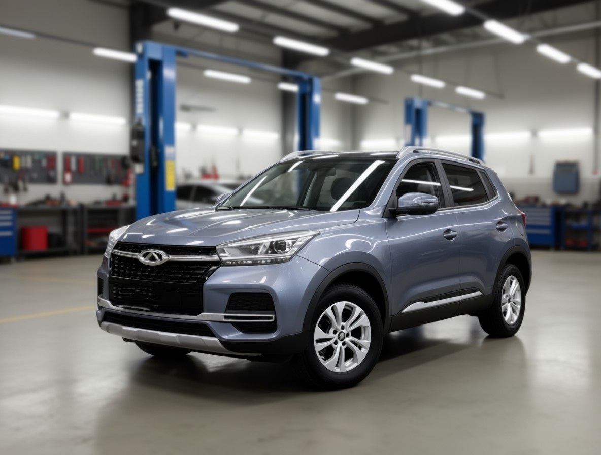 Chery Tiggo 4 после покраски в автотехцентре