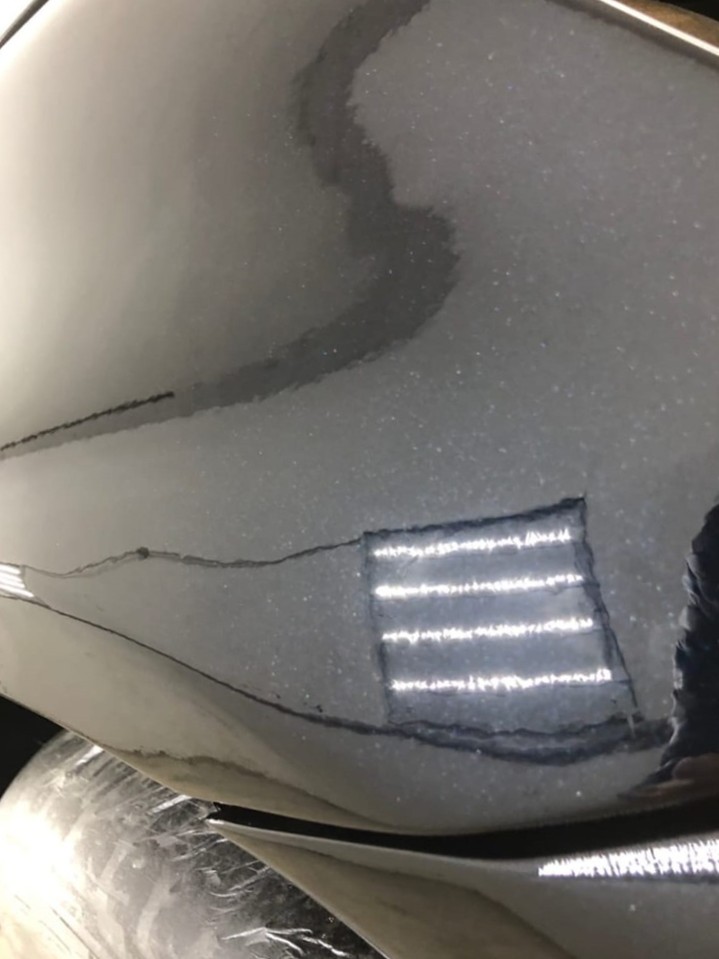 Выполнено окрашивание