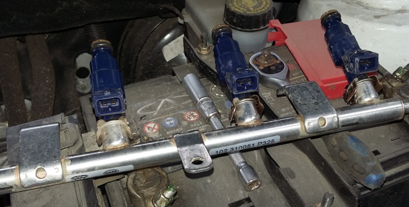 Промывка форсунок Chery Tiggo T11