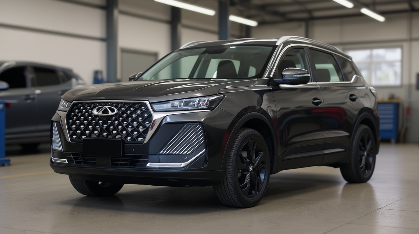 Chery Tiggo 7 Pro после ремонта двигателя в автотехцентре