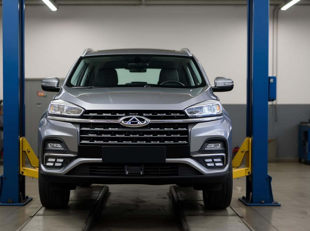 chery tiggo 8 в автосервисе на обслуживании