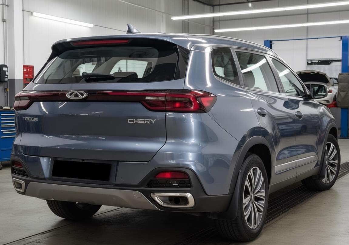 chery tiggo 8 в автосервисе на обслуживании