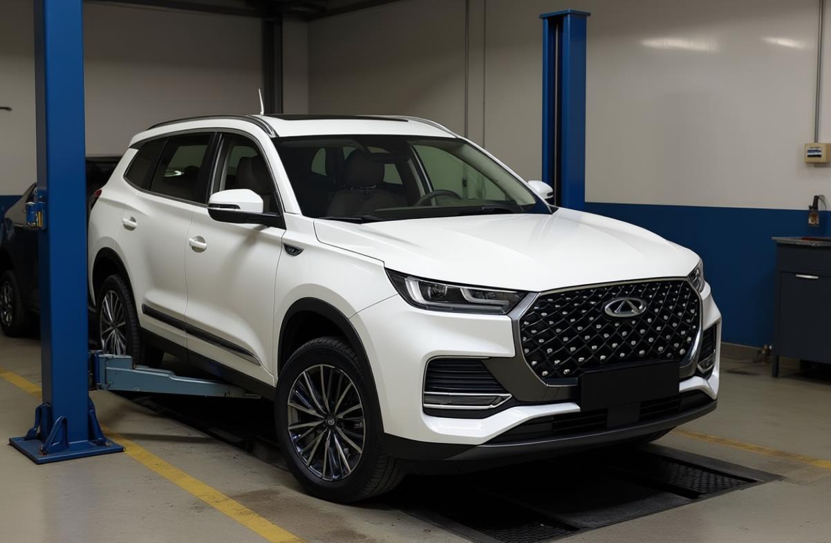 chery tiggo 8 pro max в автосервисе на обслуживании