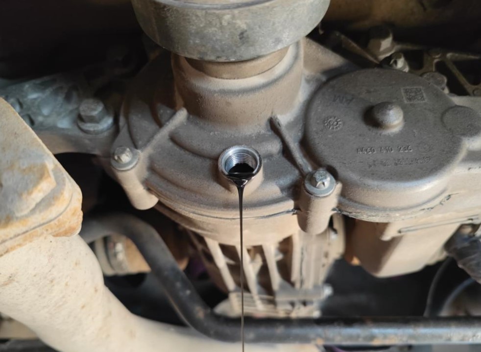 замена масла в заднем редукторе чери