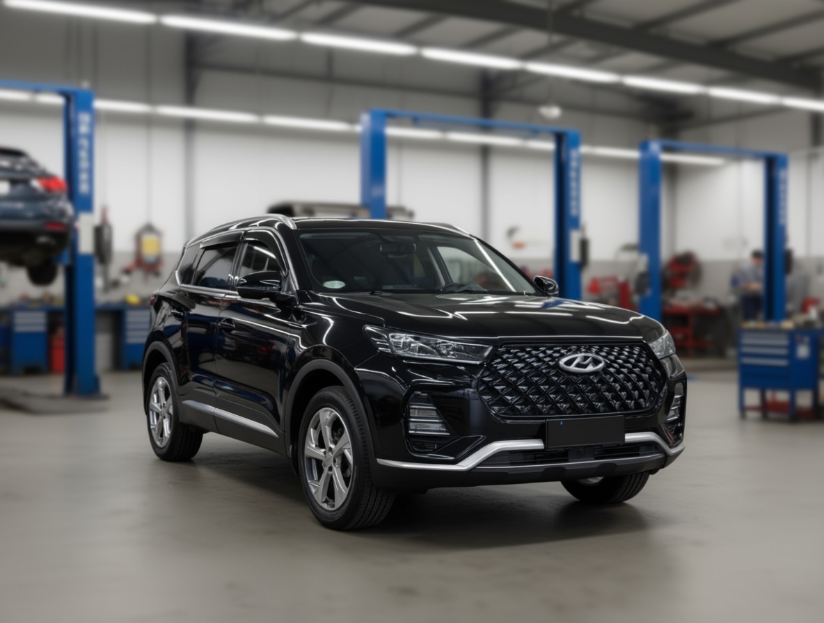 Chery Tiggo 7 Pro после замены аккумулятора в автотехцентре