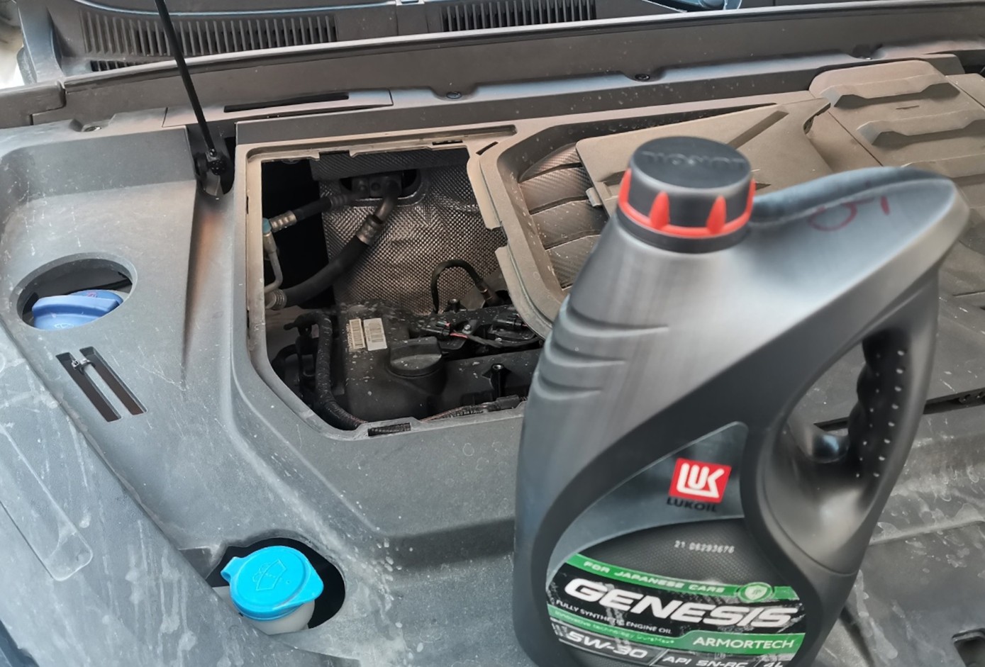 Замена масла в двигателе Chery Tiggo 7 Pro