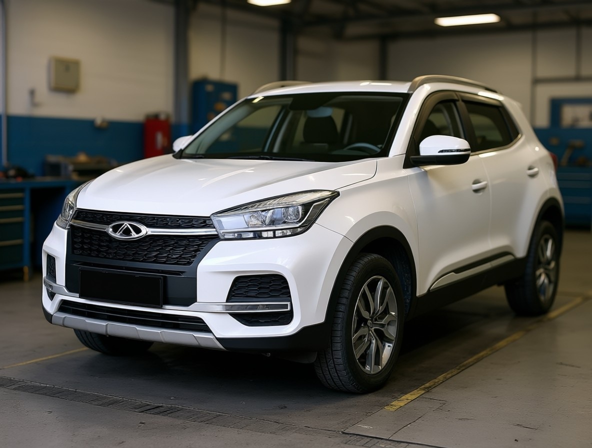 Chery Tiggo 4 после замены моторного масла и фильтра в автотехцентре