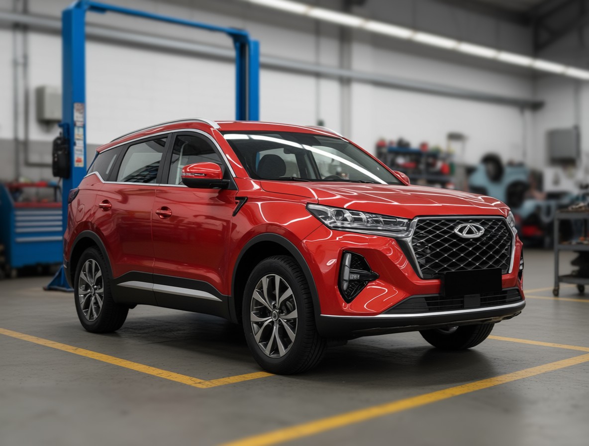 Chery Tiggo 7 Pro после замены масла в вариаторе в автотехцентре