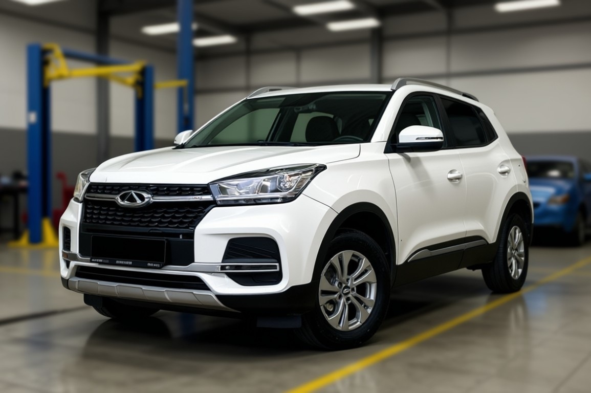 Chery Tiggo 4 после замены масла в вариаторе в автотехцентре