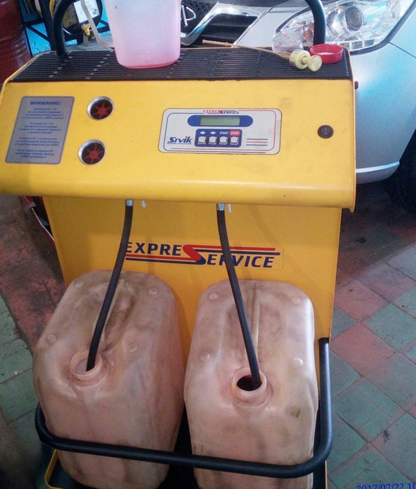 Замена масла в вариаторе Chery Tiggo T11 аппаратным способом