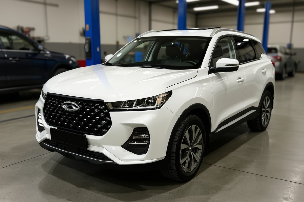 Chery Tiggo 7 Pro после замены охлаждающей жидкости в автотехцентре