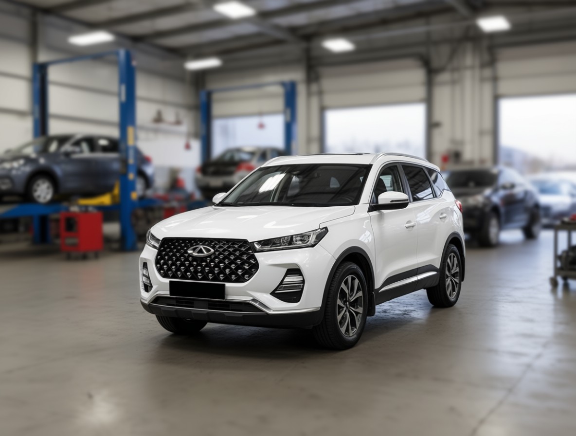 Chery Tiggo 7 Pro после замены пружин в автотехцентре