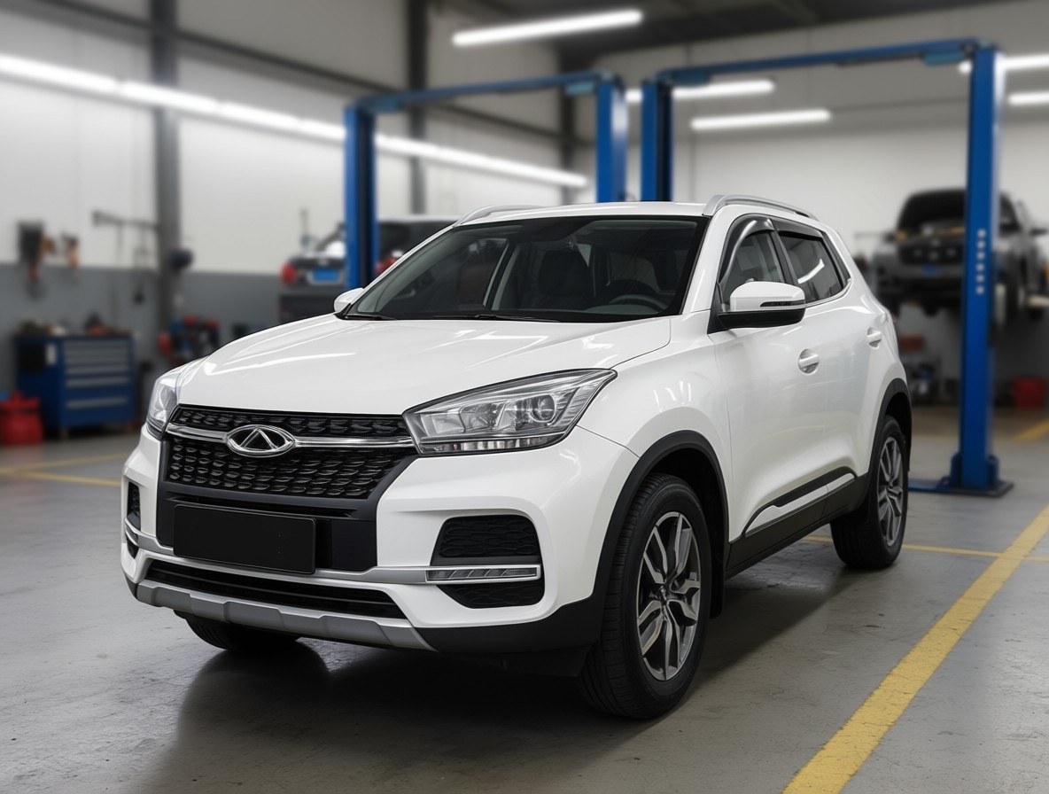 Chery Tiggo 4 после замены приводного ремня в автотехцентре