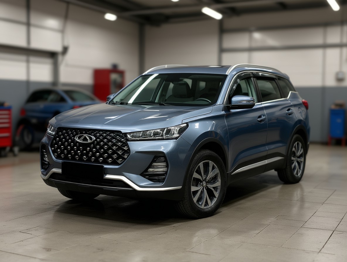 Chery Tiggo 7 Pro после замены рычага в автотехцентре