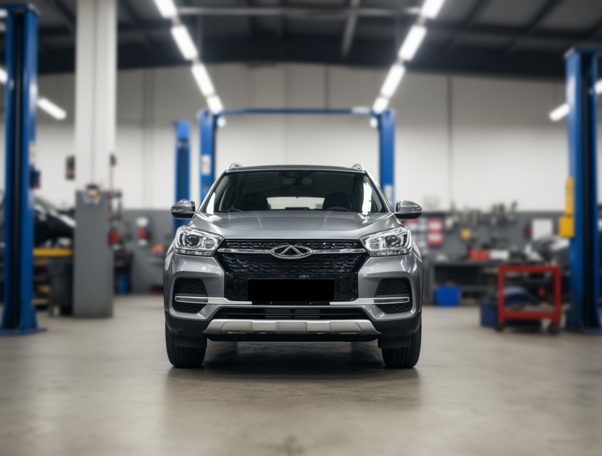 Chery Tiggo 4 после замены сайлентблоков рычага в автотехцентре