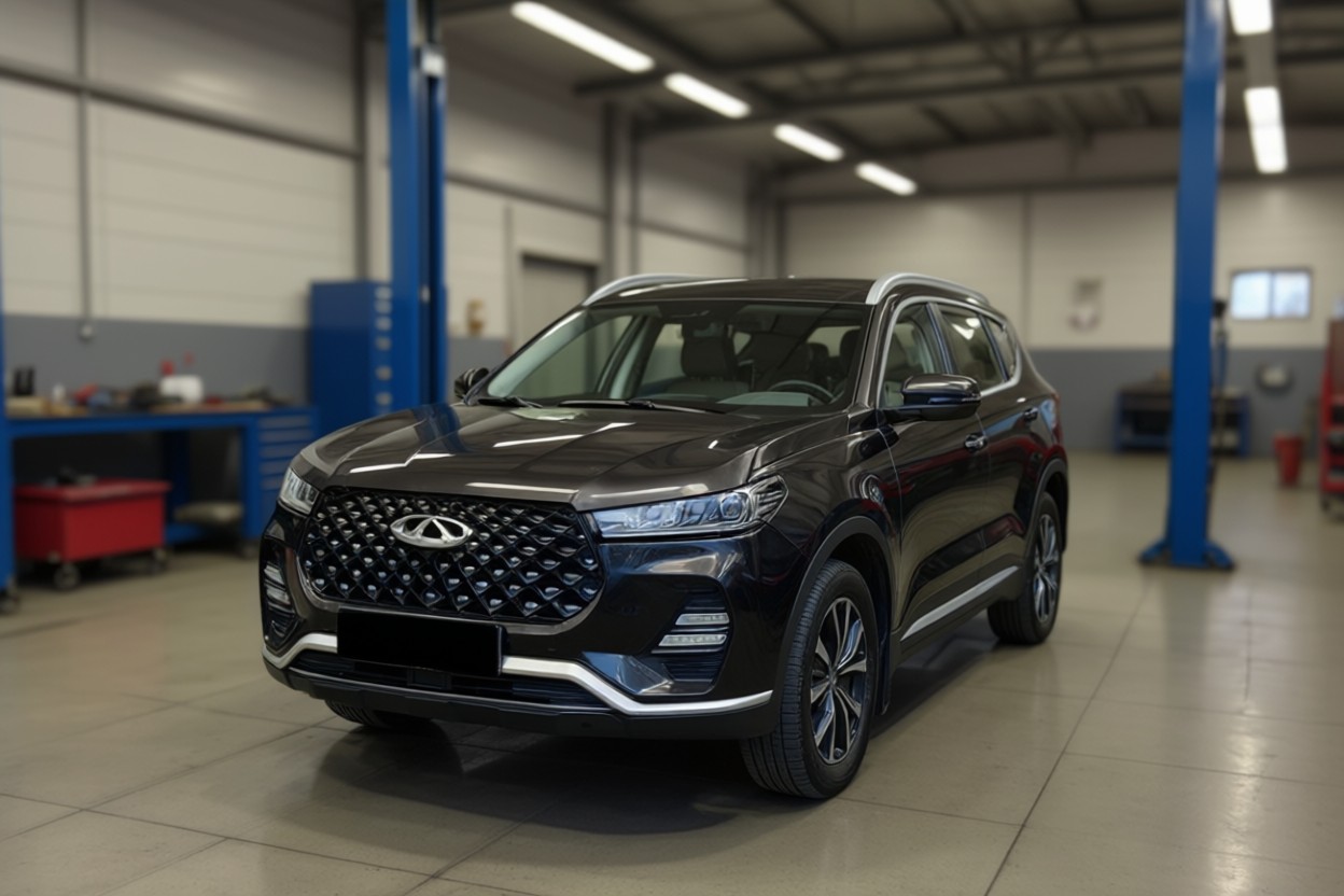 Chery Tiggo 7 Pro после замены ступичного подшипника в автотехцентре