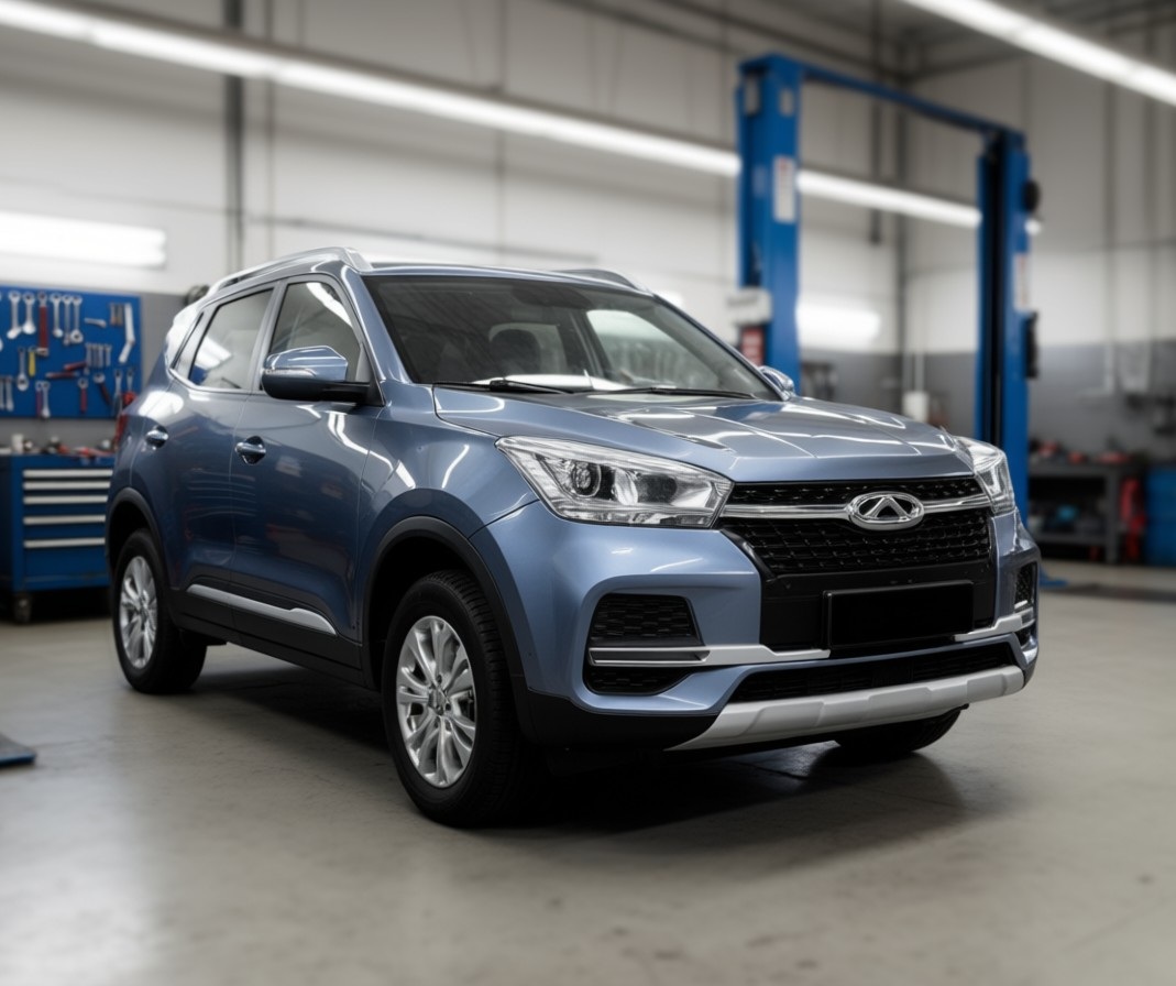 Chery Tiggo 4 после замены ступицы в автотехцентре