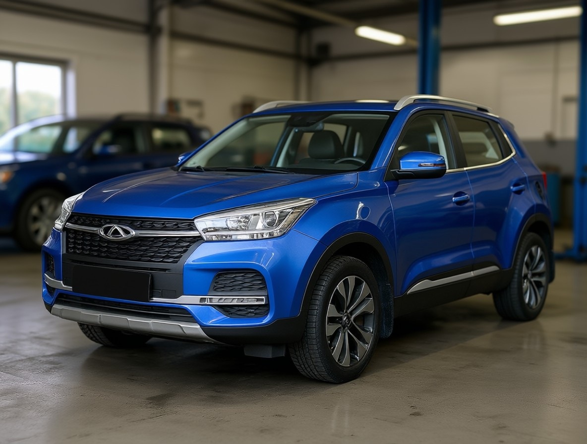 Chery Tiggo 4 после замены тормозных колодок в автотехцентре