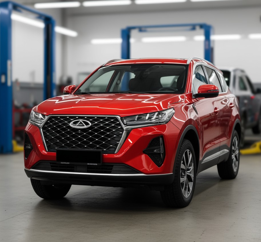 Chery Tiggo 7 Pro после замены тормозной жидкости в автотехцентре