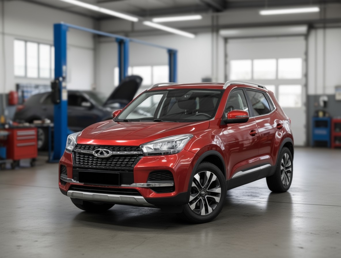 Chery Tiggo 4 после замены тормозной жидкости в автотехцентре