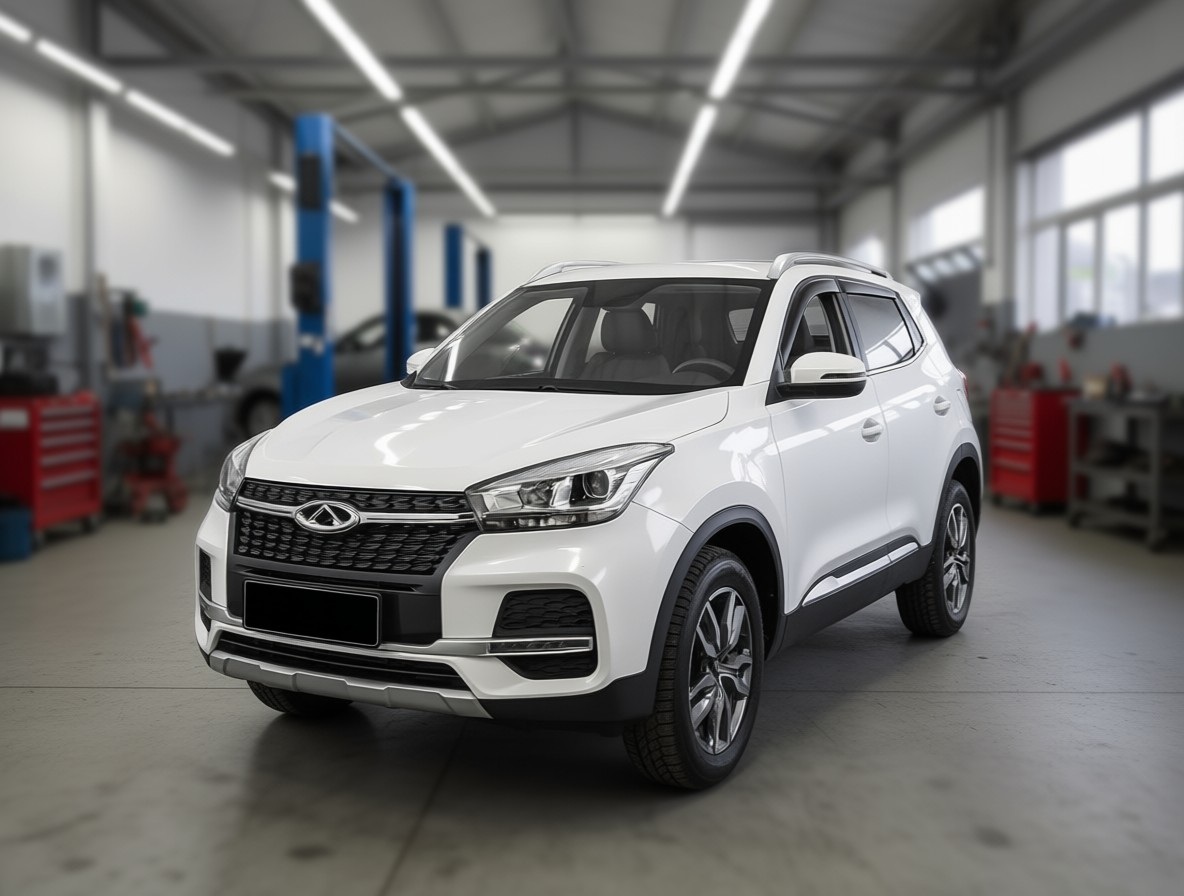 Chery Tiggo 4 после замены воздушного фильтра в автотехцентре
