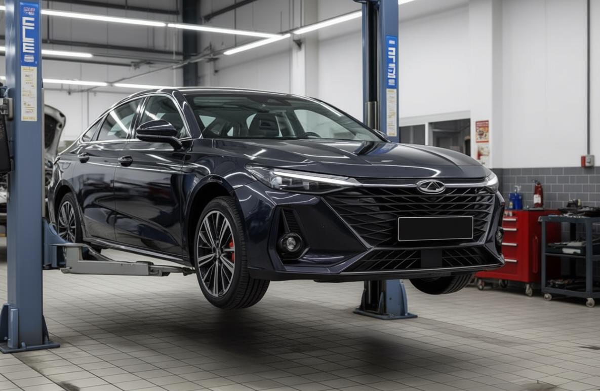 chery arrizo 8 в автосервисе на обслуживании