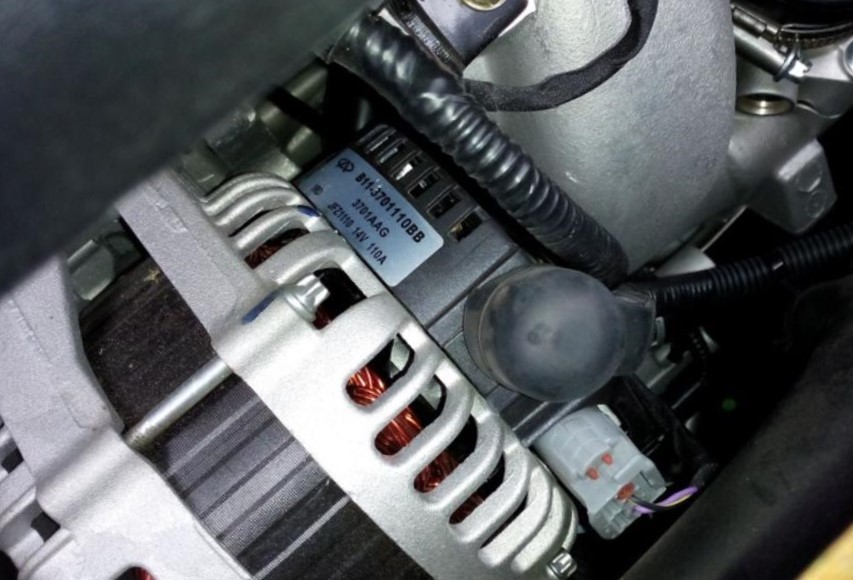 Замена генератора чери