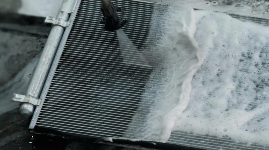 промывка снятого радиатора