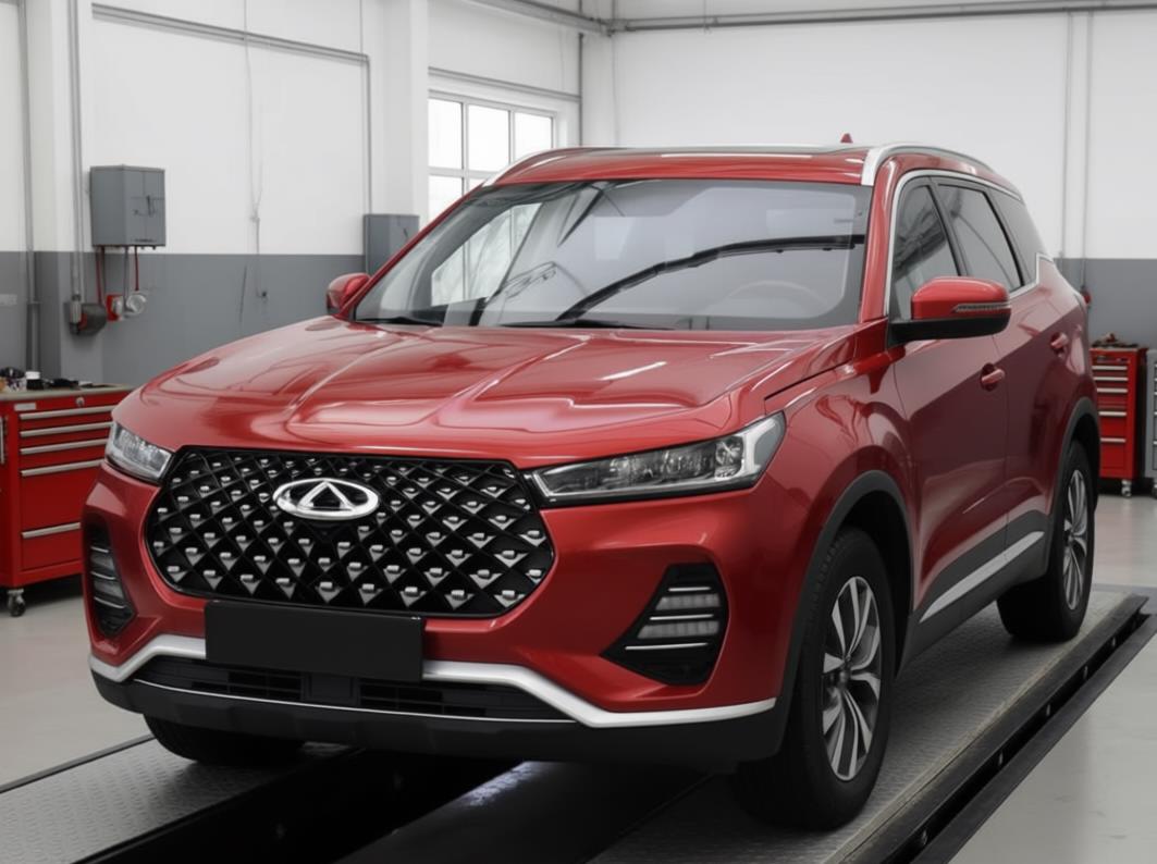 chery tiggo 7 pro в автосервисе на ремонте