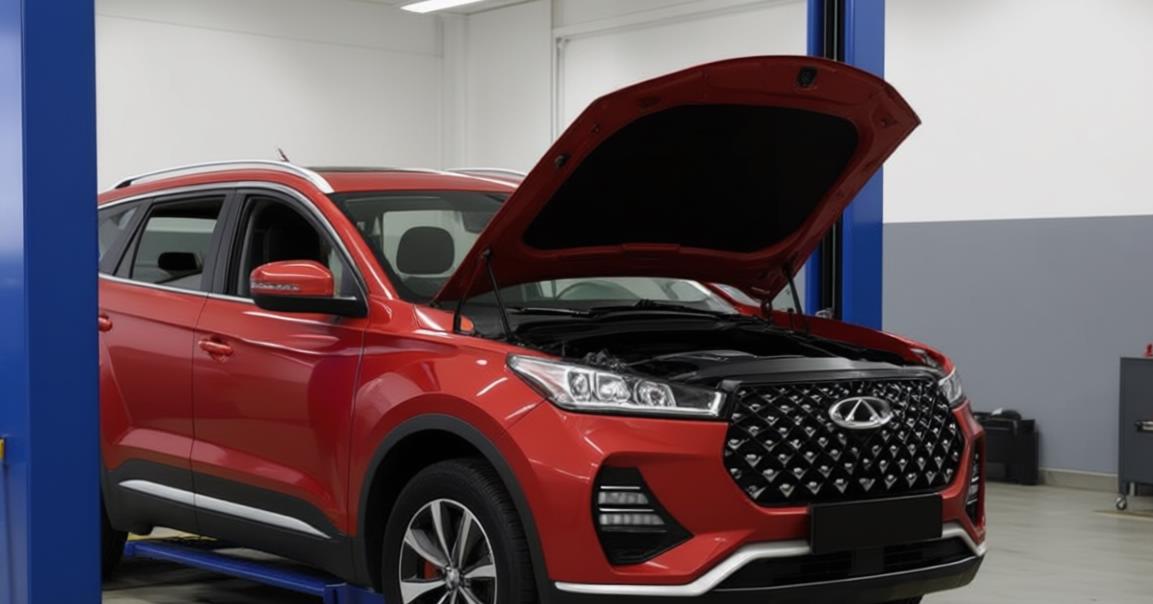 Chery Tiggo 7 Pro в автосервисе