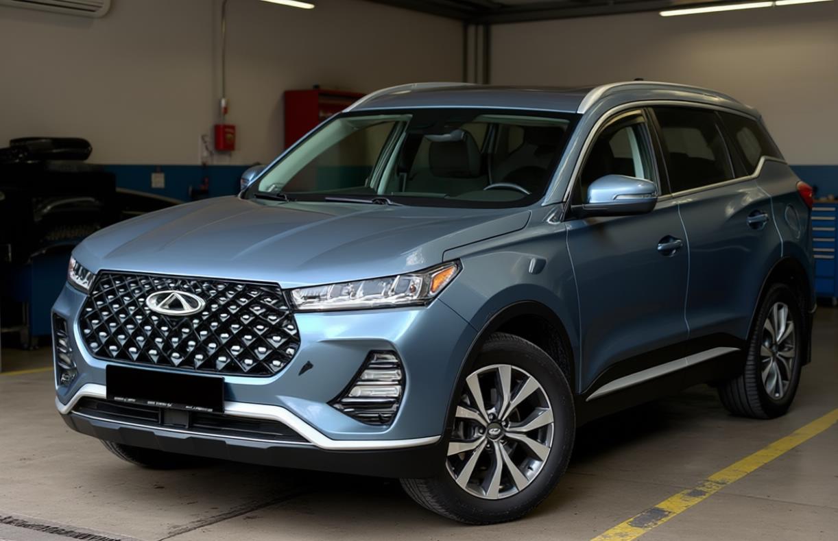 chery tiggo 7 pro в автосервисе на ремонте