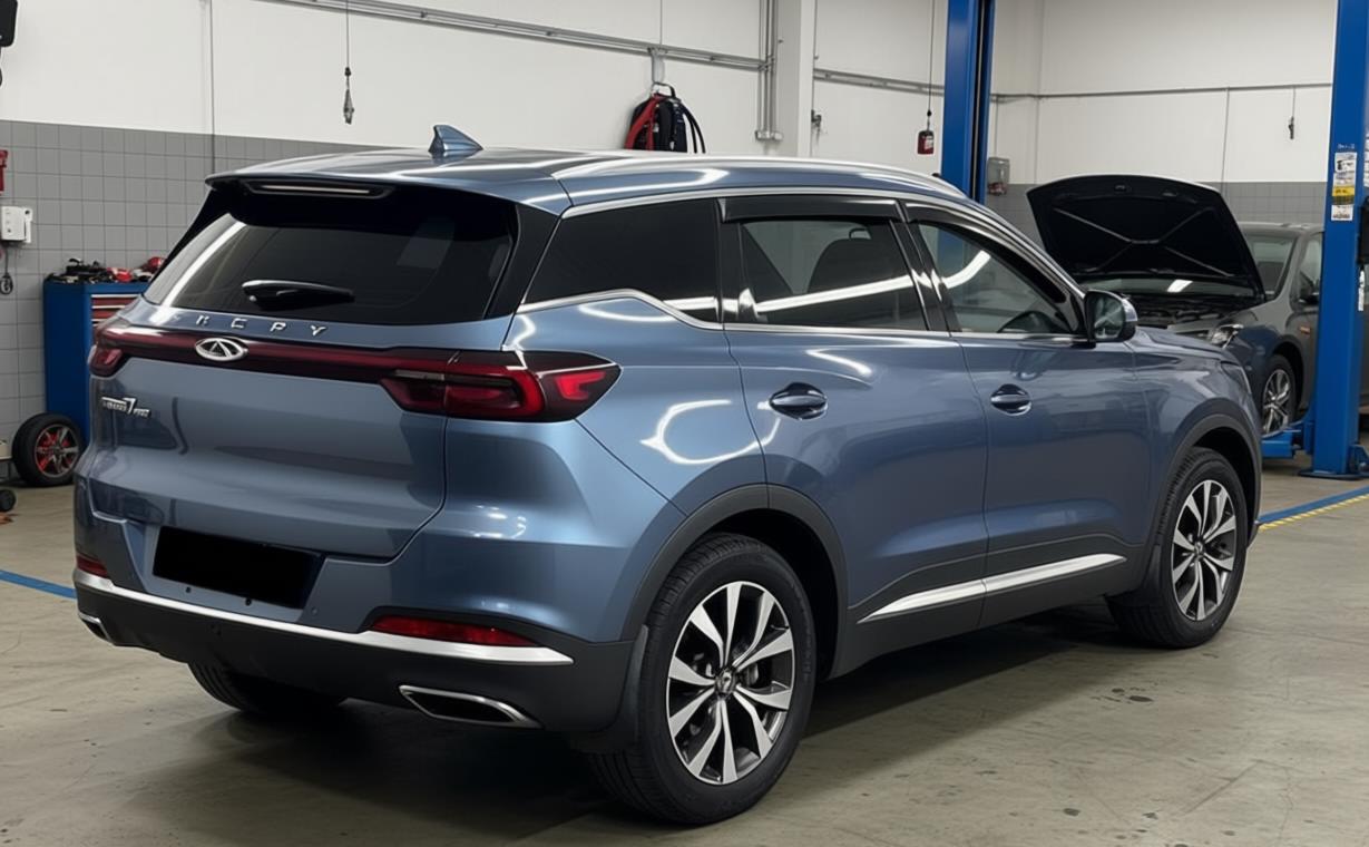 chery tiggo 7 pro в автосервисе на обслуживании