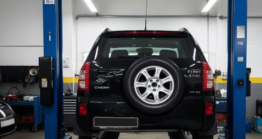 chery tiggo в автосервисе