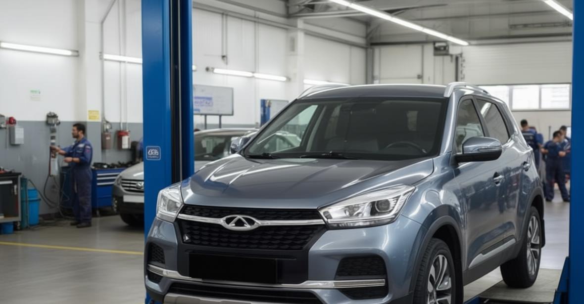 chery tiggo 4 в автосервисе